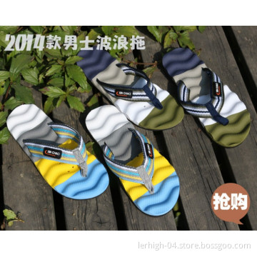 2014 Top Fashion PVC Men Slipper (LH-129)